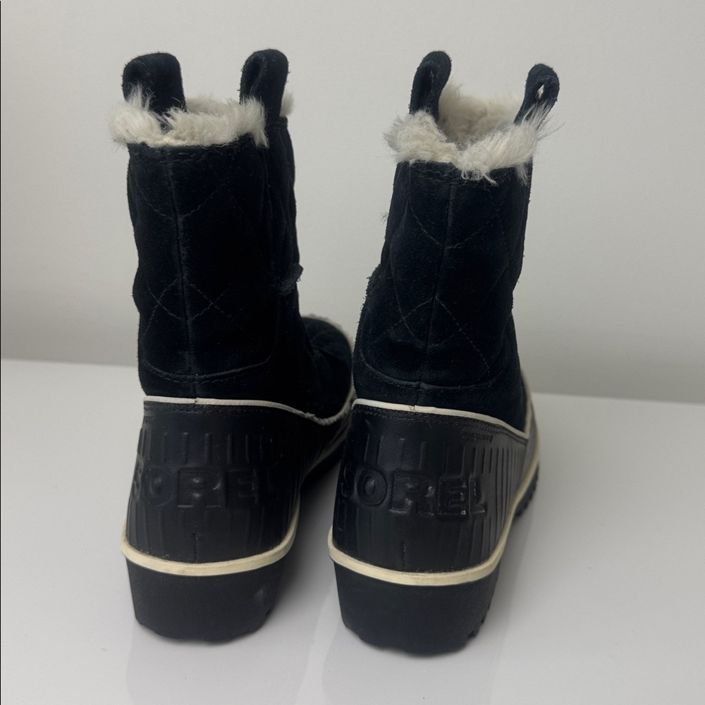 Sorel Tivoli II Pull On black Women's Black Winter Snow Boots US 8 - Picture 3 of 8